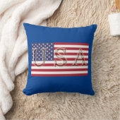 米国国旗の装飾用クッション クッション (ブランケット)