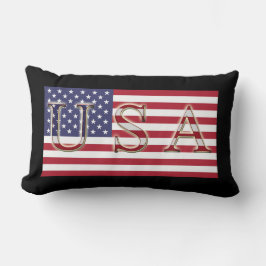 米国国旗の装飾用クッション ランバークッション
