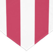 米国国旗の赤い白いストライプコットンテーブルランナー ショートテーブルランナー (コーナー)