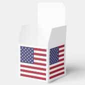 米国国旗の赤い白と青のアメリカ愛国心 フェイバーボックス (オープン)