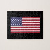 米国国旗の赤い白と青のジグソーパズル ジグソーパズル (横)