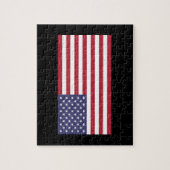 米国国旗の赤い白と青のジグソーパズル ジグソーパズル (縦)