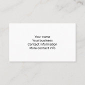 米国国旗の赤白青のきらめきグリッター 名刺 (裏面)