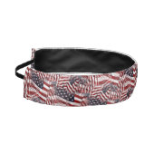 米国国旗の赤白青ストライプ星のパターン アスレチックヘッドバンド (左)