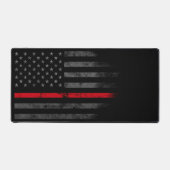 米国国旗の赤線の最初の応答者 デスクマット (正面)