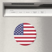 米国国旗の赤、白、青 マグネット (インサイチュ (食洗機))