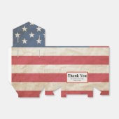 米国国旗の軍隊愛国卒業ありがとうFa フェイバーボックス (折り畳みなし)