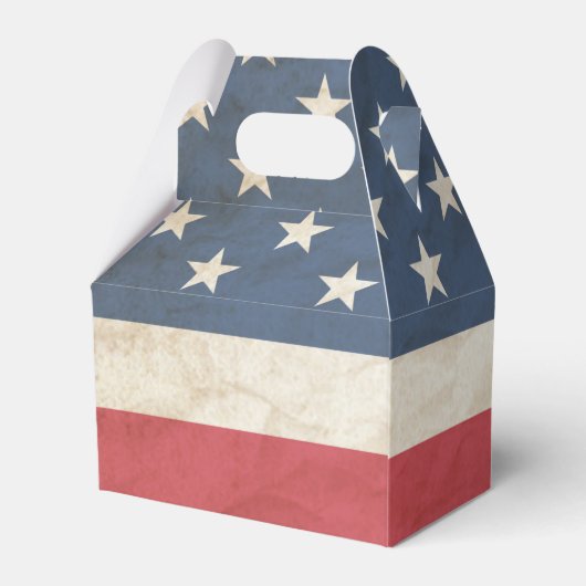 米国国旗の軍隊愛国的卒業ありがとう フェイバーボックス (裏面サイド)