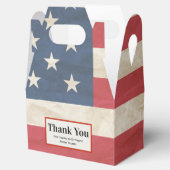 米国国旗の軍隊愛国的卒業ありがとう フェイバーボックス (オープン)