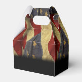 米国国旗の軍隊結婚式の引き出物ボックス フェイバーボックス (裏面サイド)