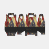 米国国旗の軍隊結婚式の引き出物ボックス フェイバーボックス (折り畳みなし)