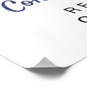 米国国旗の軍隊退職へようこそ ポスター (角)