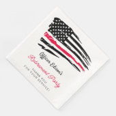 米国国旗の軍隊退職パーティー (コーナー)