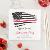 米国国旗の軍隊退職パーティー (インサイチュ)