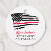 米国国旗の軍隊退職 フェイバータグ (裏面)