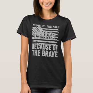 米国国旗の退役軍人男性へ女性キッズホームオブT Tシャツ