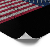 米国国旗の遭難逆統一された州U ポスター (角)