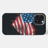 米国国旗の電話ケース iPhoneケース (裏面横)