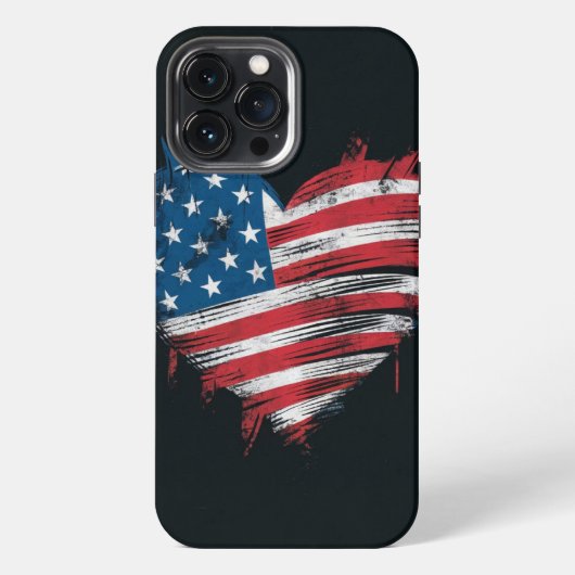 米国国旗の電話ケース iPhoneケース (裏面)