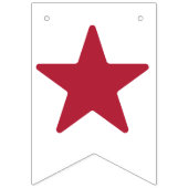 米国国旗の7月4日お祝い バンティングフラッグ (第2の旗)