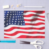 米国国旗の7月4日パーティー 薄葉紙 (クラフト)