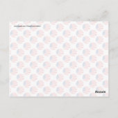 米国国旗の7月4日愛国心 ポストカード (裏面)