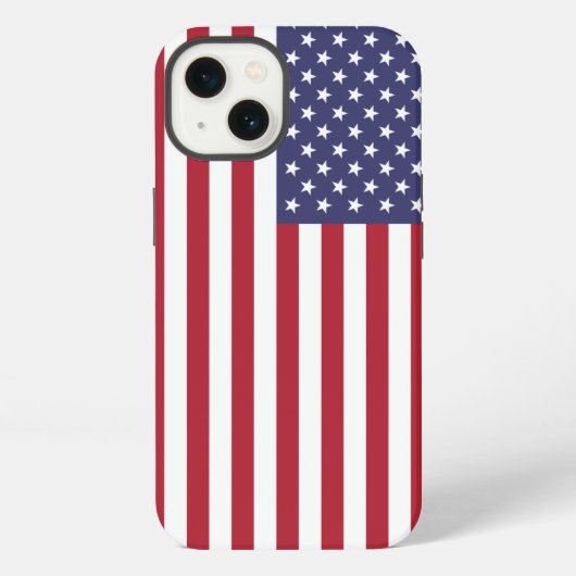 米国国旗のiPhoneカバー iPhoneケース (裏面)