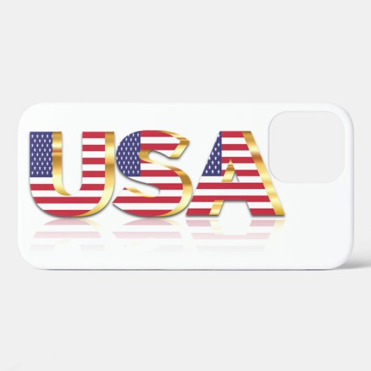 米国国旗のiPhoneケース Case-Mate iPhoneケース (裏面 (横))