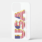 米国国旗のiPhoneケース Case-Mate iPhoneケース (裏面)