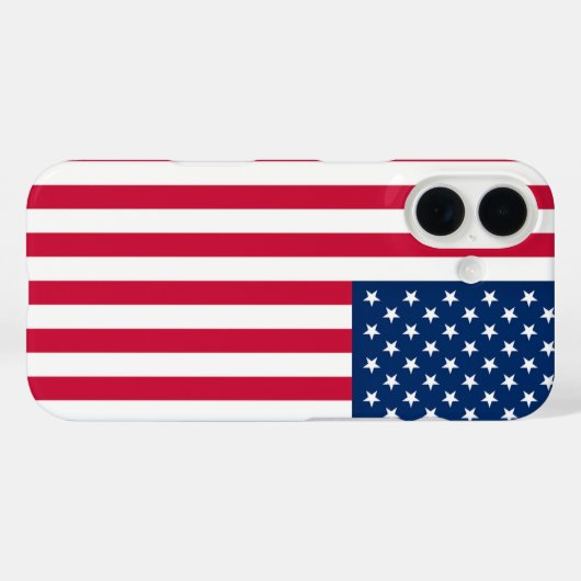 米国国旗のiPhoneケース Case-Mate iPhoneケース (裏面 (横))