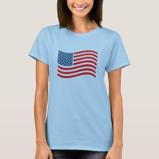 米国国旗のTシャツ Tシャツ (正面)