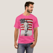 米国国旗を持つイエス Tシャツ (正面フル)