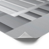 米国国旗を持つワシントンDC米国議会建物 ポスター (角)