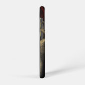 米国国旗を振る布デザイン SAMSUNG GALAXYケース (右側面)