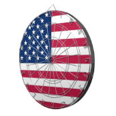 米国国旗を掲げたボード ダーツボード (正面右)
