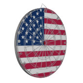 米国国旗を掲げたボード ダーツボード (正面左)