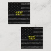 米国国旗を掲げる防空砲兵 割引カード (正面/裏面)