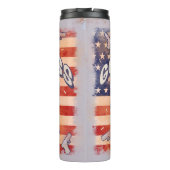 米国国旗を祝福する7月4日の独立記念日 タンブラー (裏面)