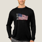米国国旗アメリカプライド統一された州 トライブレンドＴシャツ (正面)