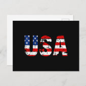 米国国旗アメリカ合衆国愛国心アメリカ4 ポストカード (正面/裏面)