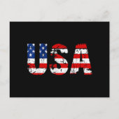 米国国旗アメリカ合衆国愛国心アメリカ4 ポストカード (正面)