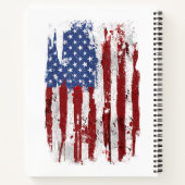 米国国旗アメリカ合衆国4t ノートブック (裏面)