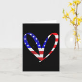 米国国旗アメリカ愛国的ハート軍Mem カード (黄色い花)