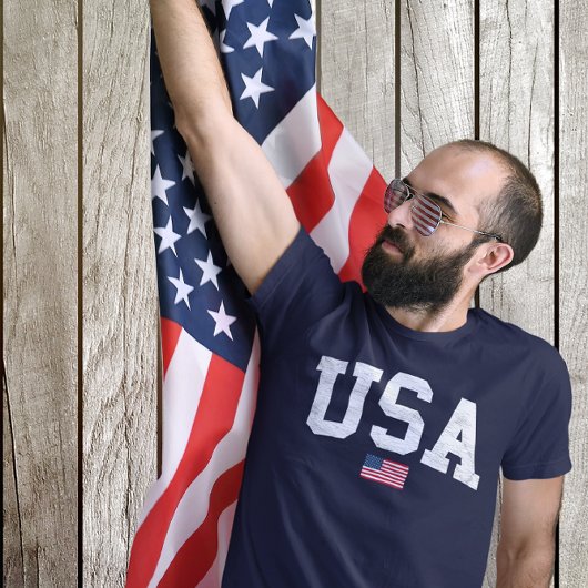 米国国旗アメリカ7月4日アメリカ愛国国旗 Tシャツ