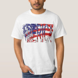 米国国旗アメージングファブツートーン Tシャツ