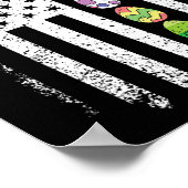 米国国旗イースター卵狩りクール愛国心Sp ポスター (角)