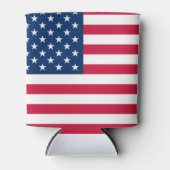 米国国旗クーラーボックスアメリカ愛国心 缶クーラー (正面)