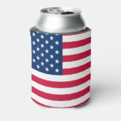 米国国旗クーラーボックスアメリカ愛国心 缶クーラー (缶裏面)