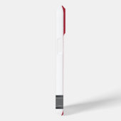 米国国旗グランジとメタリック名ラベル Case-Mate iPhoneケース (裏面 / 右)