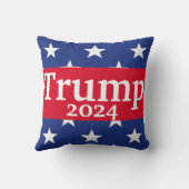 米国国旗スタイルスターズドナルドトランプ2024 クッション (裏面)